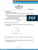 CBSE Class X Maths 2015 Set 2 PDF