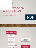 Diagnostico en Cirugia Bucal 2018