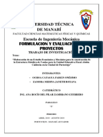 Proyecto - Formulación de Proyecto