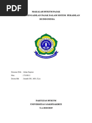 Makalah Hukum Pajak Doc