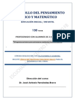 Programa DESARROLLO PENSAMIENTO MATEMATICO INICIAL On Line 8881