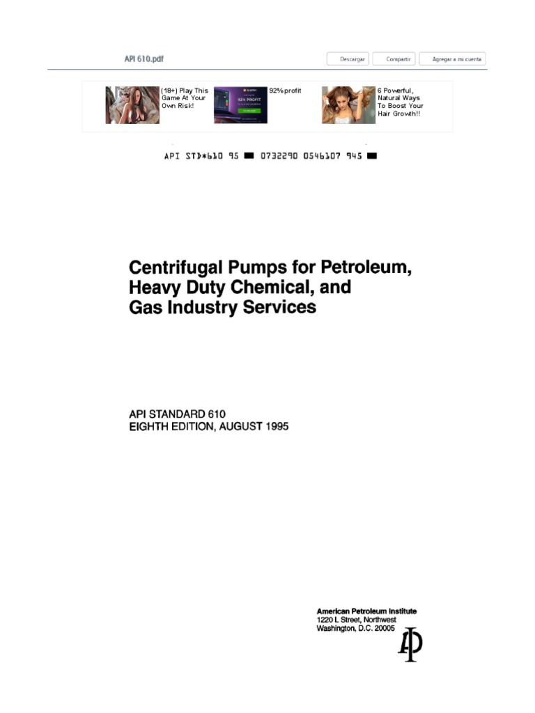 Api 610 Pdf Free Download _ Api 610 Standard Pdf – CYEZ