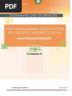 Programme Eductif maths TD CND 2020