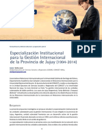 especializacion institucional para GI