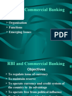 RBI and Commercial Banking: Objectives Organisation Functions Emerging Issues