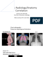 Anatomy Correlation of Chest Radiography and CT