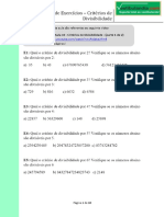 Lista de Exercícios Critérios de Divisibilidade - PDF Free Download