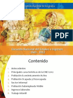 Enei 2012 Población y Población Activa PDF