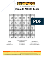 Sopa de Letras de Nikola Tesla