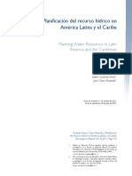 Planificación del Recurso Hídrico en América Latina y el Caribe, Isabel Guzmán-Arias, Julio Calvo-Alvarado