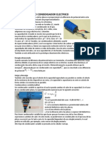 FUNCIONAMIENTO CONDENSADOR ELECTRICO