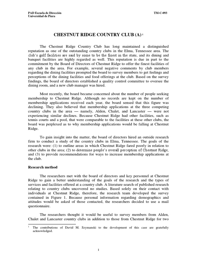 Chestnut Ridge A PDF | PDF | Board Of Directors | Psychological Concepts