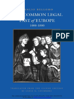 (Studies in Medieval and Early Modern Canon Law 4) Manlio Bellomo - The Common Legal Past of Europe - 1000-1800 (1995, The Catholic University of America Press) PDF