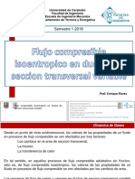 UC Semestre 1-2018. Flujo compresible isoentropico