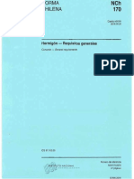 NCh170-2016 - Hormigon Requisitos Generales PDF