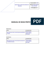 Modelo de Manual de Boas Práticas Para Bancos de Alimentos