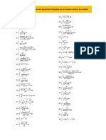 Integrales Por El Método Cambio de Variable PDF