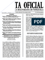 Decretos con rango de ley sobre cultura, misiones, contrataciones públicas y banca