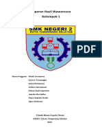 Laporan Hasil Wawancara