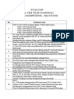 Evaluasi Soal Ukk Tk. Iii Tahun Pelajaran 2019.2020