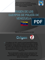 Origen de Los Cuerpos de Policía de Venezuela