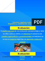 Evaluación neuropsicológica objetivos pruebas