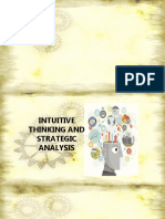 Intuitive Thinking and Strategic Analysis