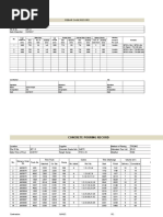 bored pile concrete Record Chart.xlsx