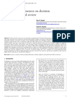 Unconscious Influences On Decision Making - A Critical Review PDF