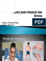 Mutasi Pada Manusia Dan Hewan