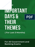 Important Days and Their Themes