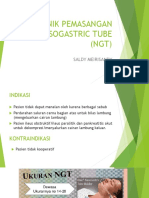 Teknik Pemasangan Nasogastric Tube (NGT)