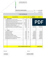 Revised Cost Estimate-Mabulod Bridge