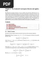 The Dominated Convergence Theorem