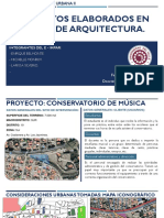 Proyectos Elaborados en Taller de Arquitectura