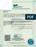 Licencia LP19002038 PDF