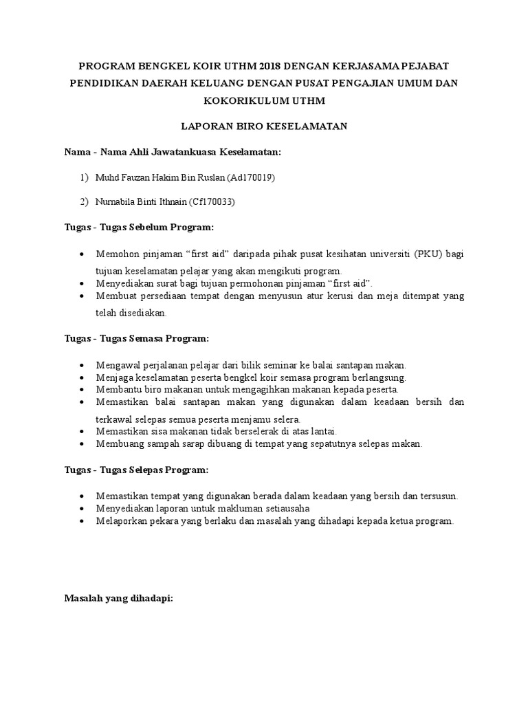 Biro Keselamatan Pdf
