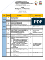 Agenda Semestral Pedagogía Por Proyectos