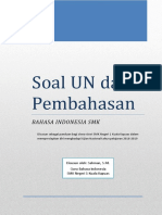 Soal Un Dan Pembahasan Bahasa Indonesia SMK 2020 PDF