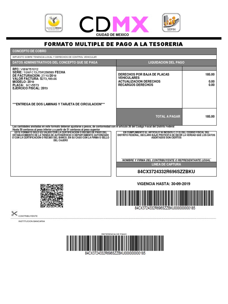 Pago Tenencia Versa Cdmx | Economias | Business