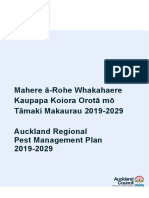 Auckland Regional Pest Management Plan 2019 - 2029