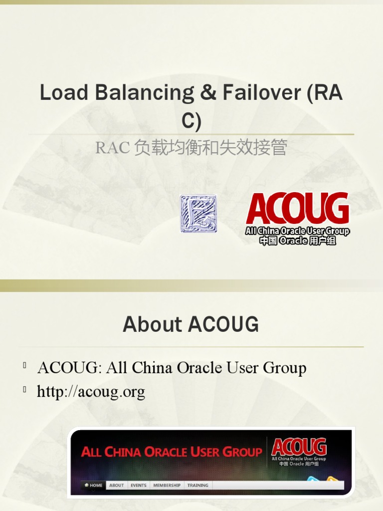 Oracle RAC Load Balancing & Failover Guide | PDF | Load Balancing ...