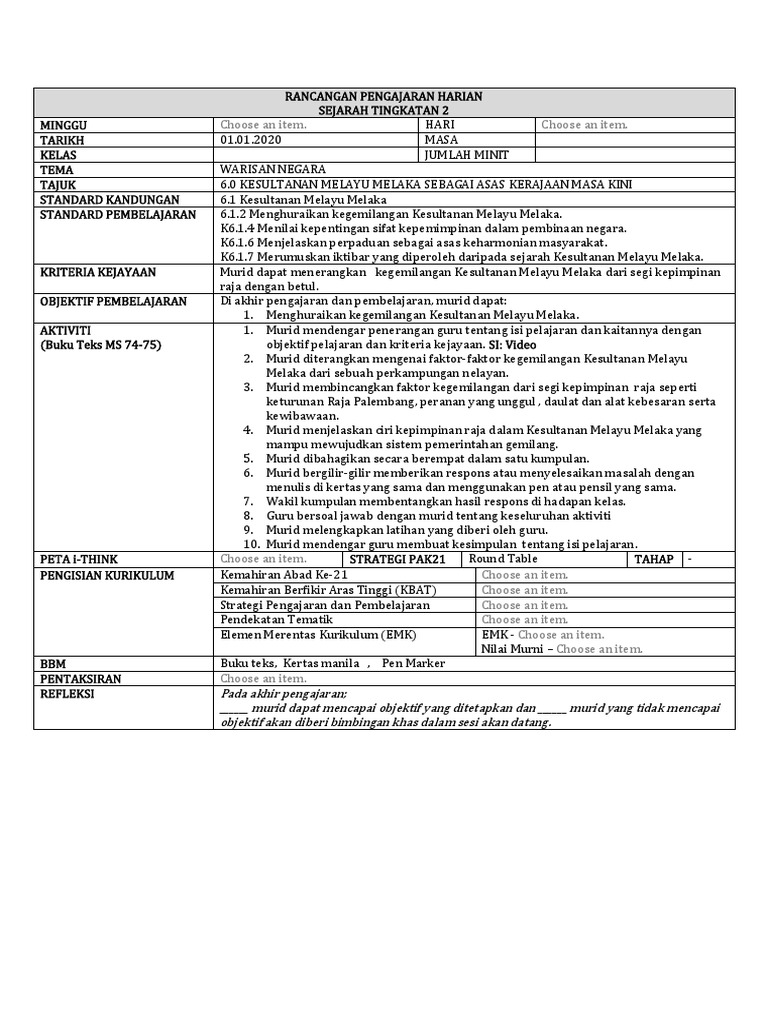 5.2 Kegemilangan Kesultanan Melayu Melaka  PDF