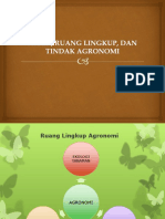 DASGRON 2 Aspek, Ruang Lingkup, Tindak Agronomi