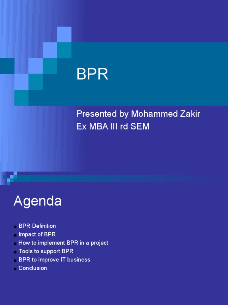 BPR - Zakir | PDF