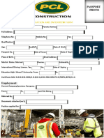 PCL Construction Application and Questionnaire Form-1 PDF