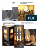 Kreasi Lampu Bambu Minimalis DIY