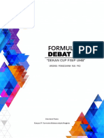 Formulir Pendaftaran Debat PDF