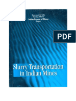 Slurry Transportation in Indian Mines