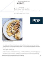 Crab Omelette Gourmet Traveller